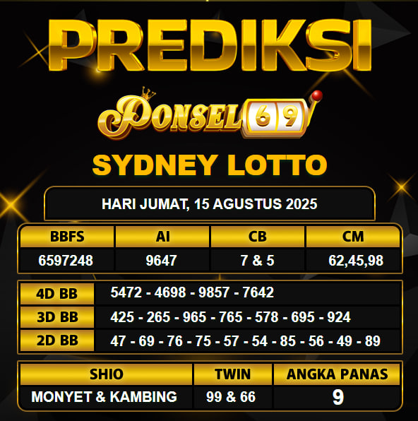 PREDIKSI TOGEL PONSEL69