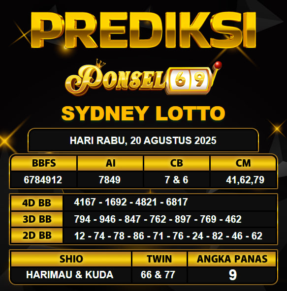 PREDIKSI TOGEL PONSEL69