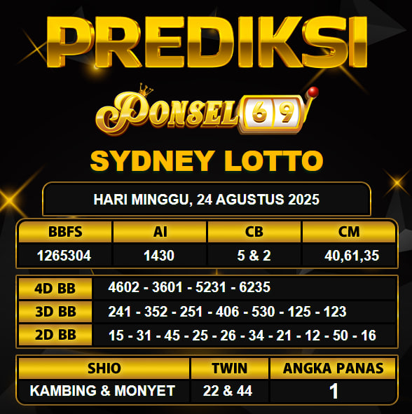 PREDIKSI TOGEL PONSEL69