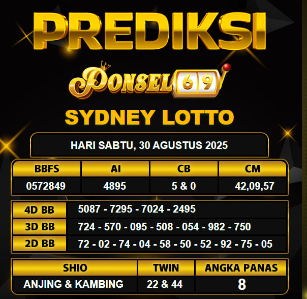 PREDIKSI TOGEL PONSEL69