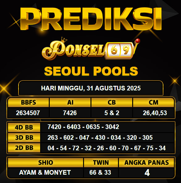 PREDIKSI TOGEL PONSEL69