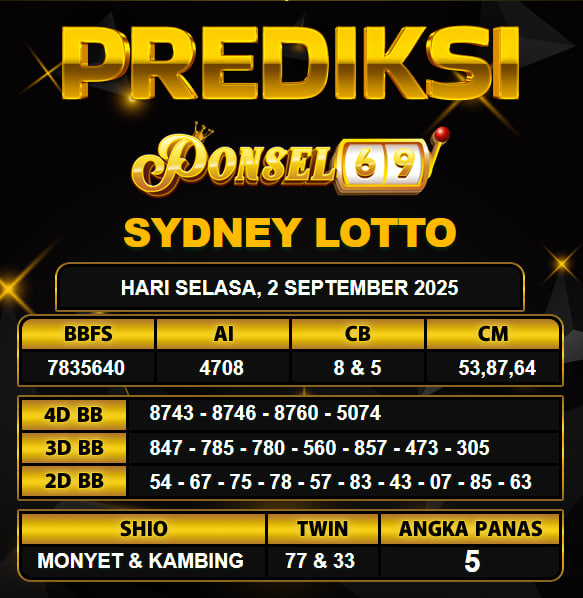 PREDIKSI TOGEL PONSEL69
