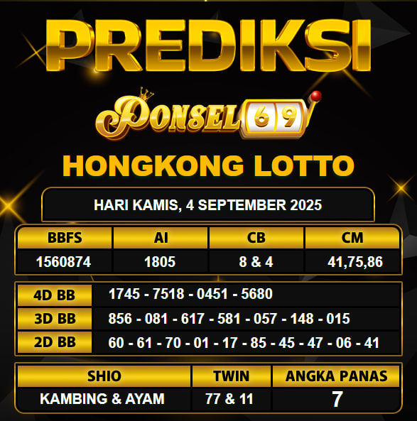 PREDIKSI TOGEL PONSEL69