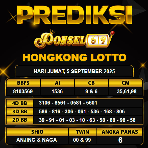 PREDIKSI TOGEL PONSEL69
