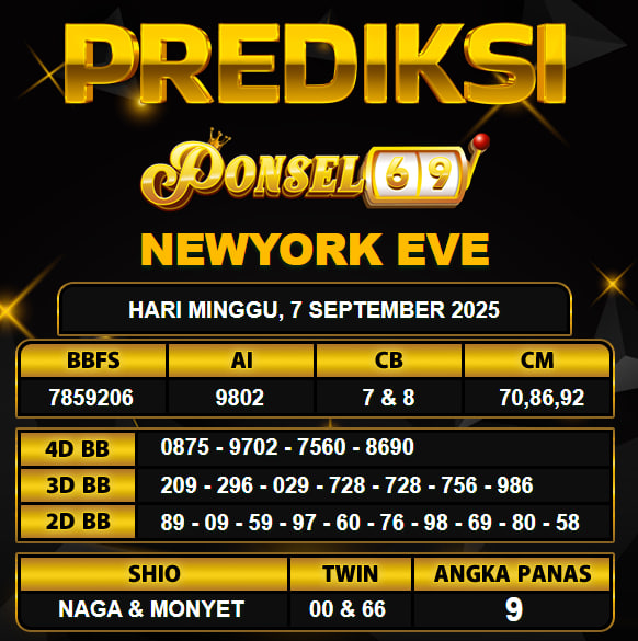 PREDIKSI TOGEL PONSEL69
