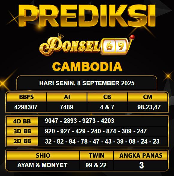 PREDIKSI TOGEL PONSEL69