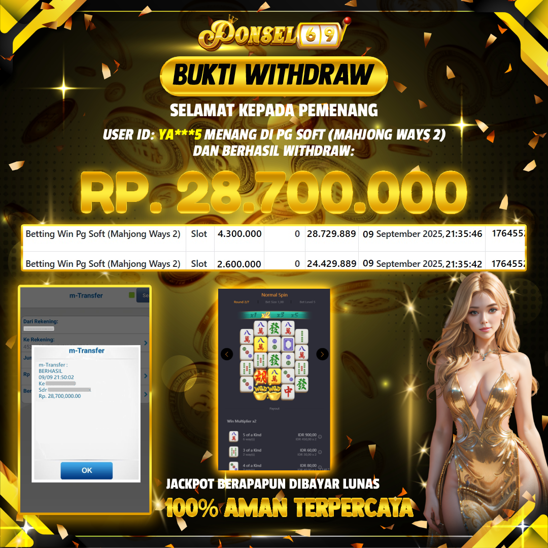 BUKTI WITHDRAW Sugar Rush 1000 - PONSEL69