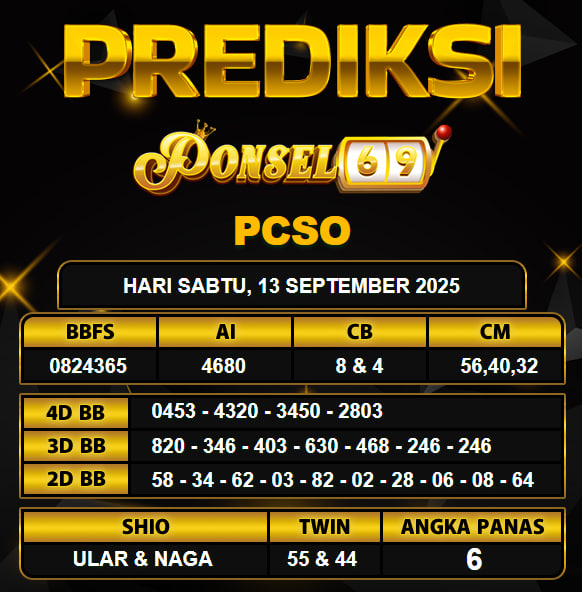 PREDIKSI TOGEL PONSEL69