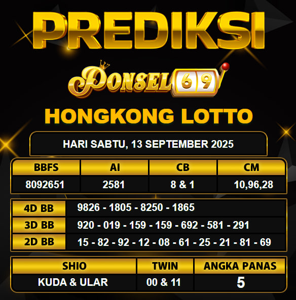 PREDIKSI TOGEL PONSEL69