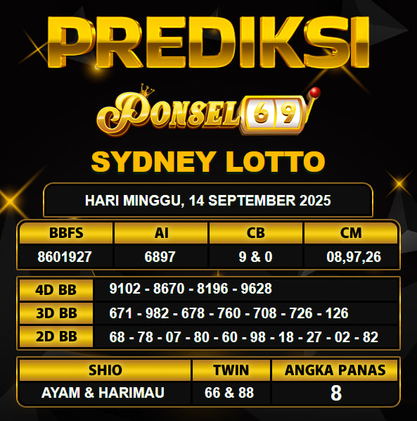 PREDIKSI TOGEL PONSEL69