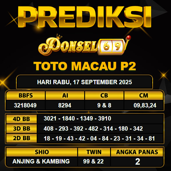 PREDIKSI TOGEL PONSEL69