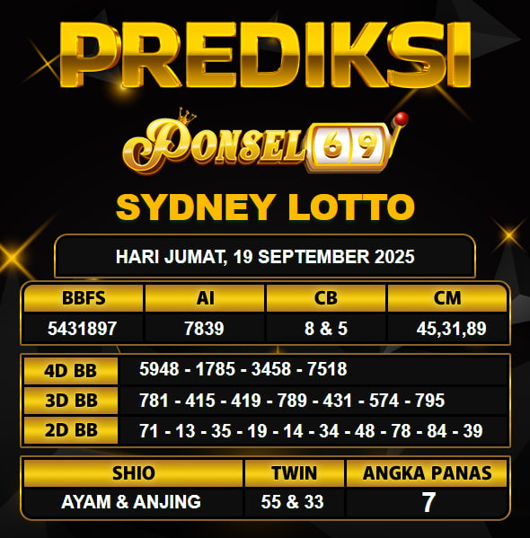 PREDIKSI TOGEL PONSEL69