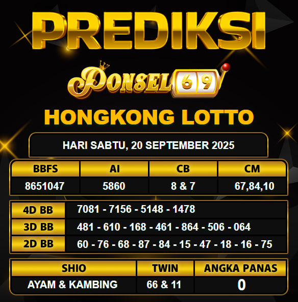 PREDIKSI TOGEL PONSEL69