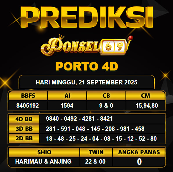 PREDIKSI TOGEL PONSEL69