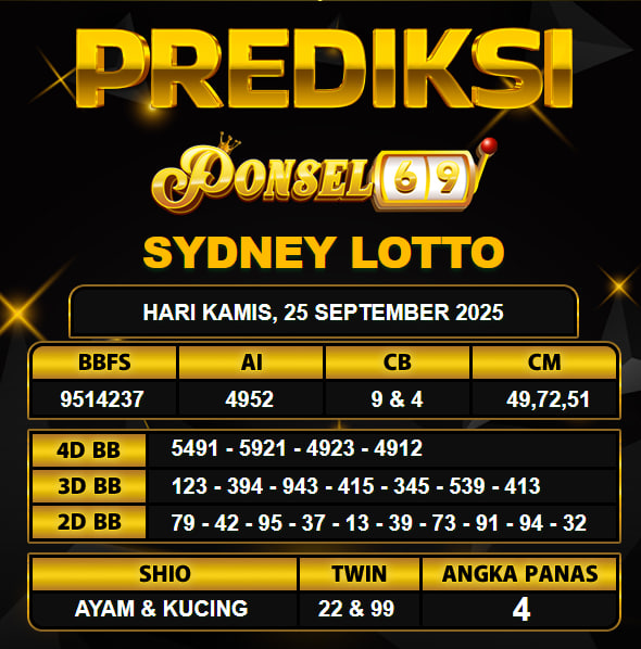 PREDIKSI TOGEL PONSEL69