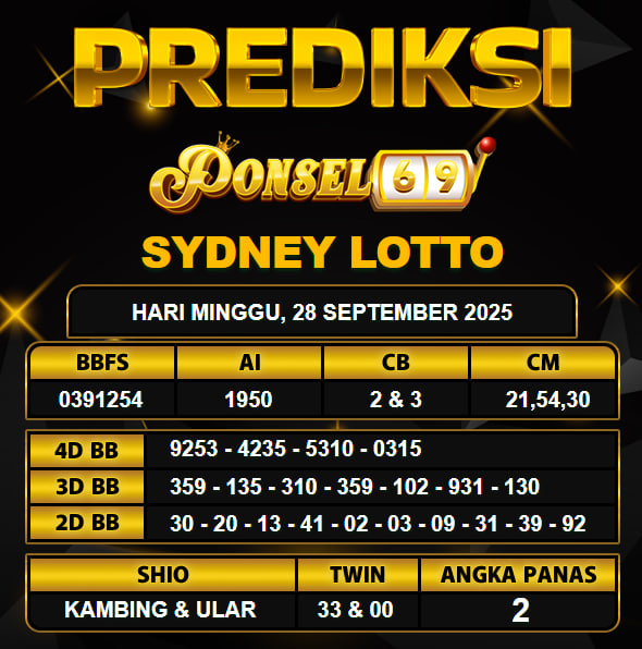 PREDIKSI TOGEL PONSEL69