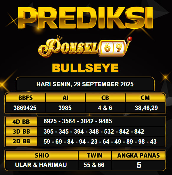 PREDIKSI TOGEL PONSEL69