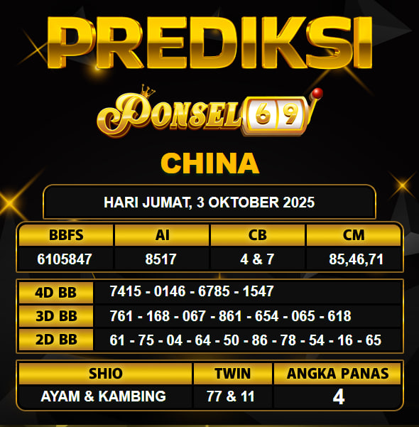 PREDIKSI TOGEL PONSEL69