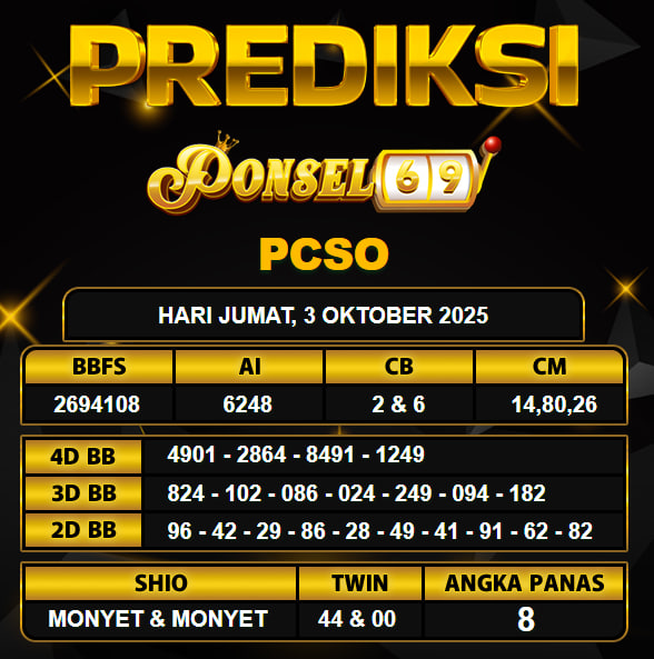 PREDIKSI TOGEL PONSEL69