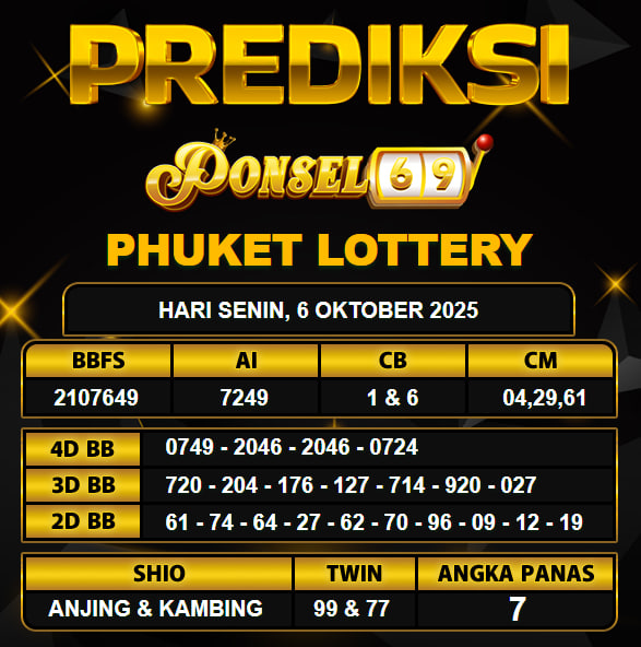 PREDIKSI TOGEL PONSEL69