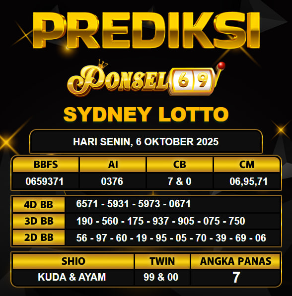 PREDIKSI TOGEL PONSEL69