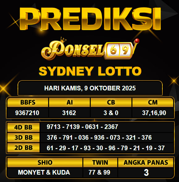 PREDIKSI TOGEL PONSEL69