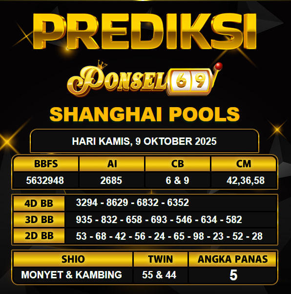 PREDIKSI TOGEL PONSEL69