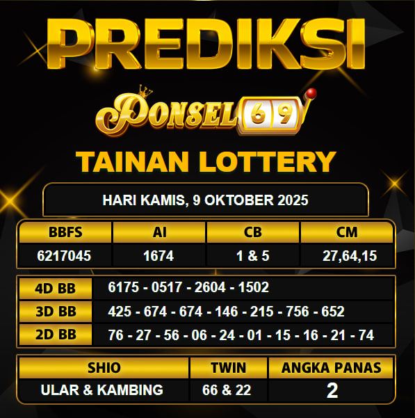 PREDIKSI TOGEL PONSEL69