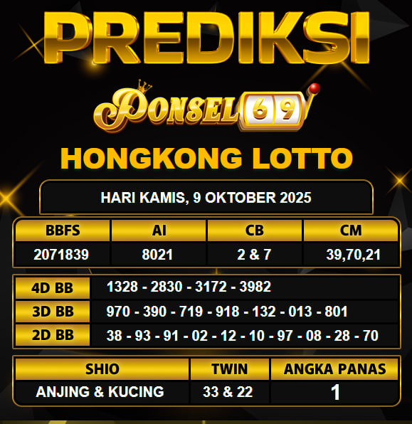 PREDIKSI TOGEL PONSEL69