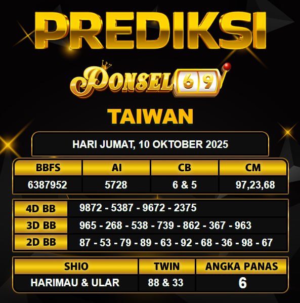 PREDIKSI TOGEL PONSEL69