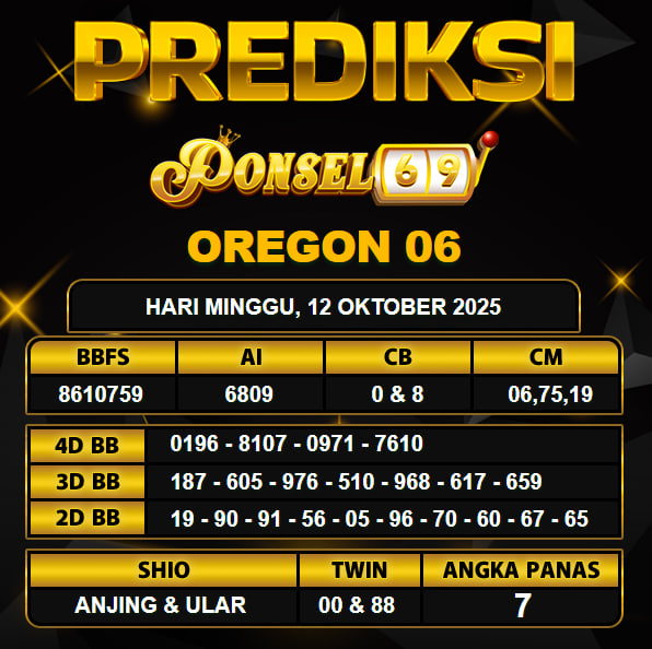 PREDIKSI TOGEL PONSEL69