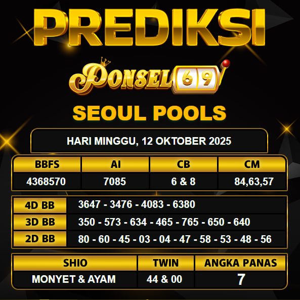 PREDIKSI TOGEL PONSEL69