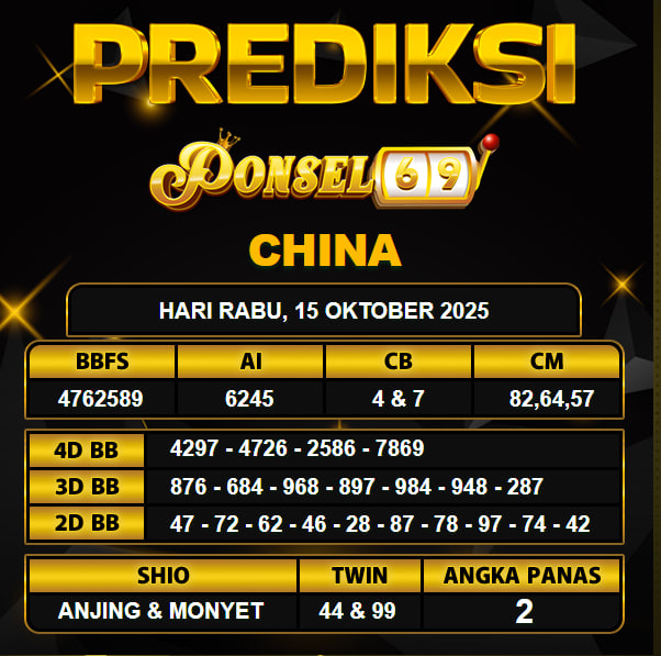 PREDIKSI TOGEL PONSEL69
