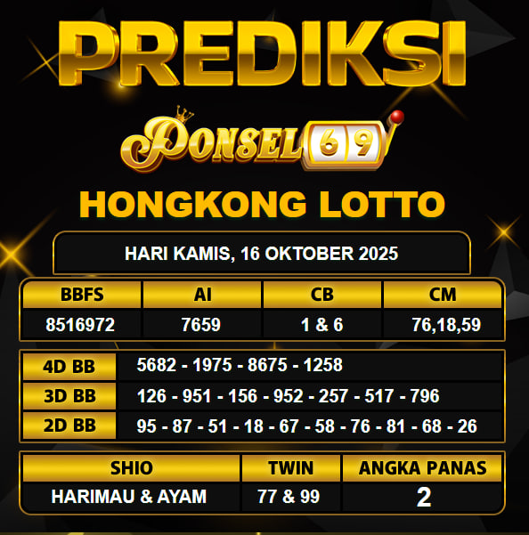 PREDIKSI TOGEL PONSEL69
