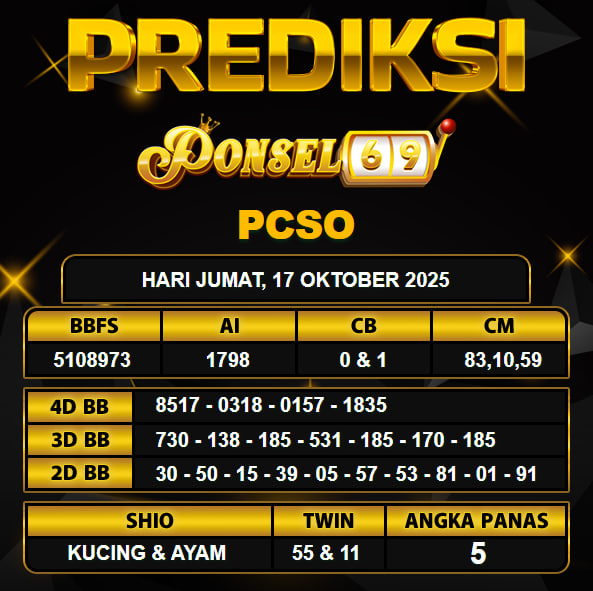 PREDIKSI TOGEL PONSEL69