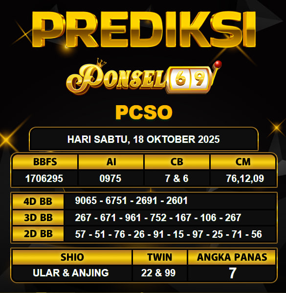 PREDIKSI TOGEL PONSEL69