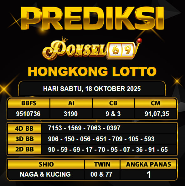 PREDIKSI TOGEL PONSEL69
