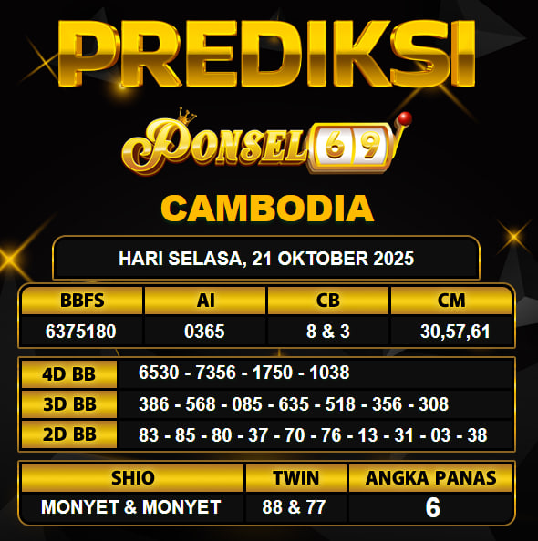 PREDIKSI TOGEL PONSEL69
