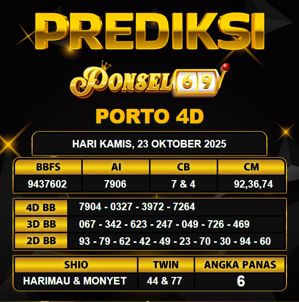 PREDIKSI TOGEL PONSEL69