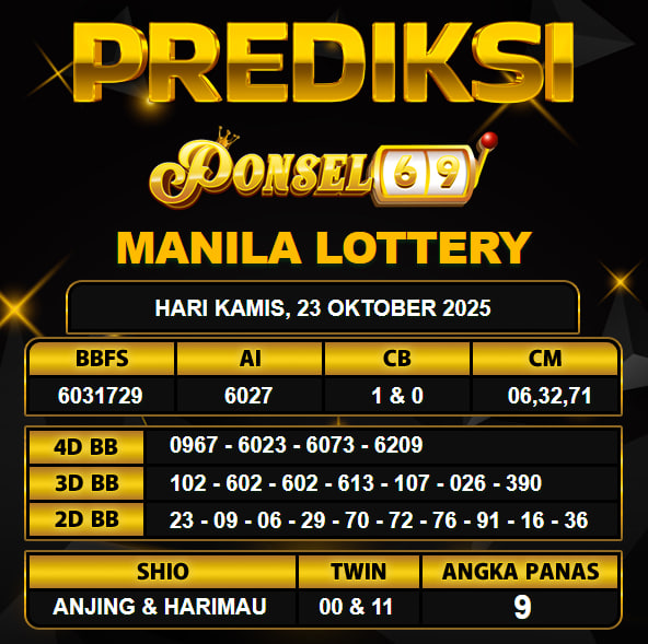 PREDIKSI TOGEL PONSEL69