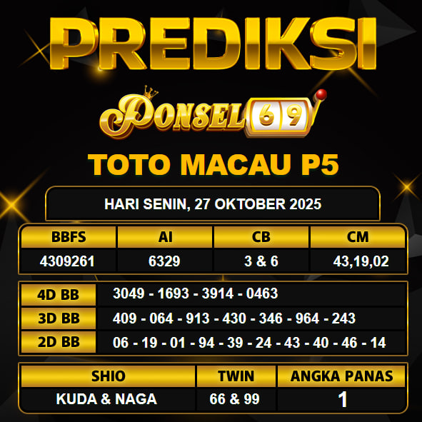 PREDIKSI TOGEL PONSEL69