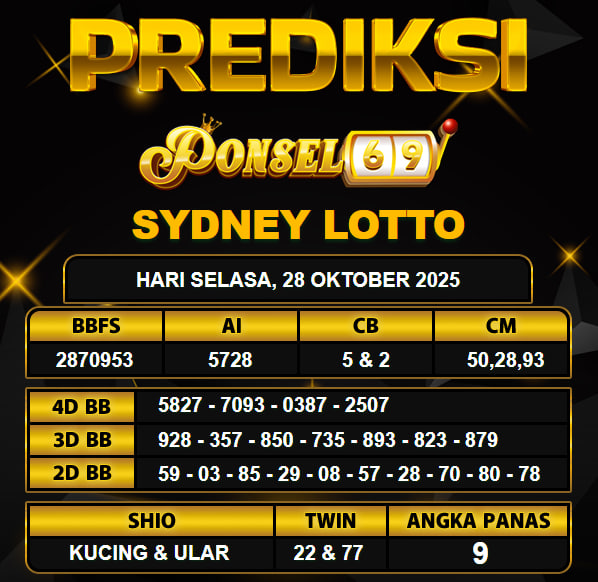 PREDIKSI TOGEL PONSEL69