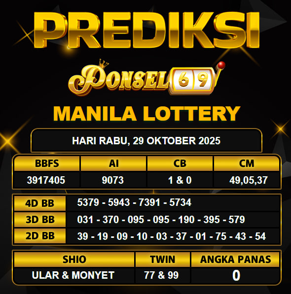 PREDIKSI TOGEL PONSEL69