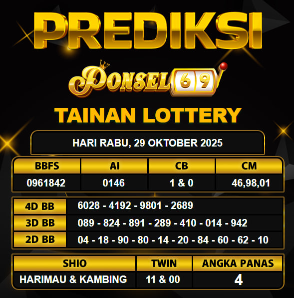 PREDIKSI TOGEL PONSEL69