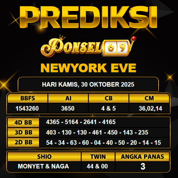 PREDIKSI TOGEL PONSEL69