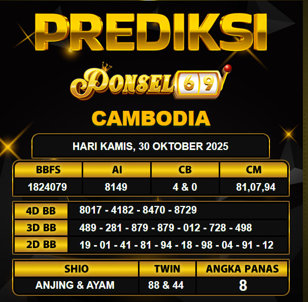 PREDIKSI TOGEL PONSEL69