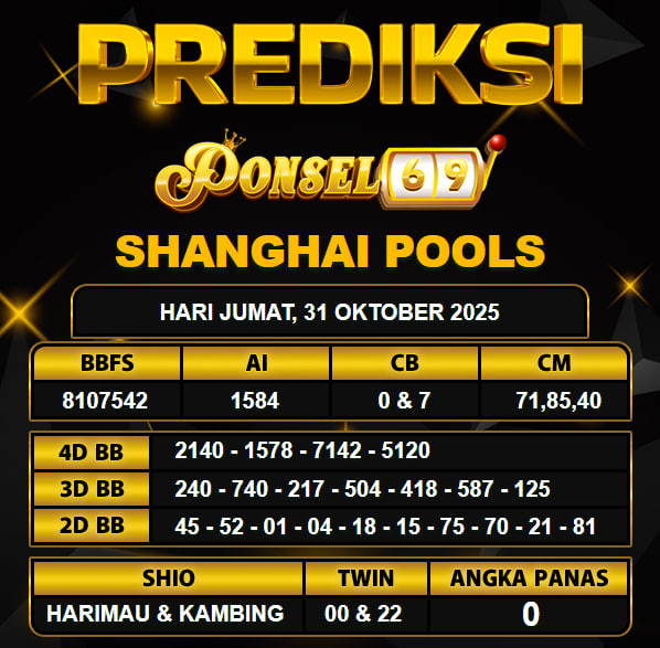 PREDIKSI TOGEL PONSEL69