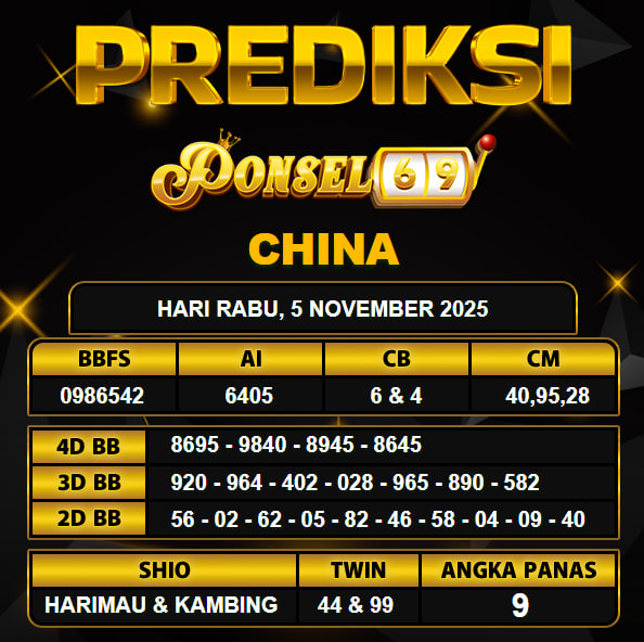PREDIKSI TOGEL PONSEL69