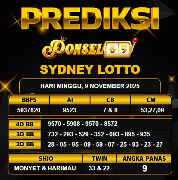 PREDIKSI TOGEL PONSEL69