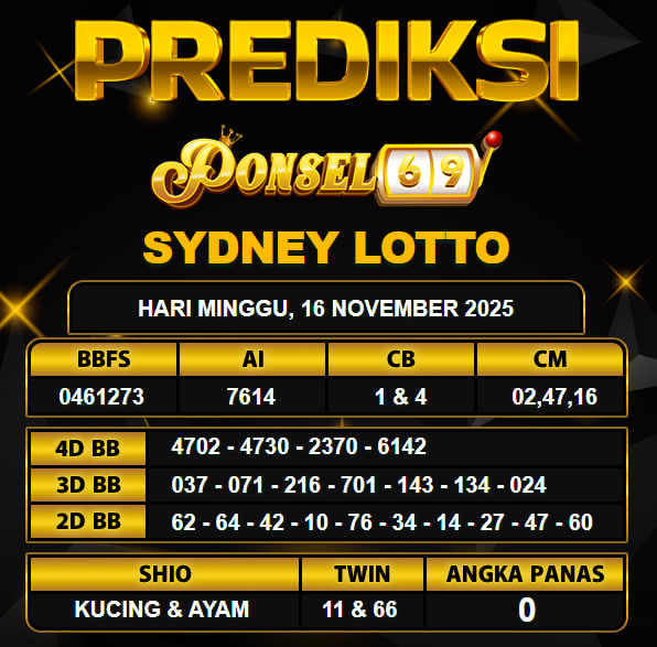 PREDIKSI TOGEL PONSEL69